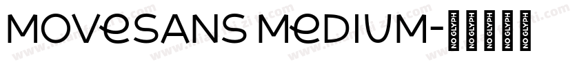MoveSans Medium字体转换